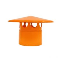 Testa esalatore in pvc : Colore - Arancio, Diametro - 50