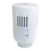 Testa termostatica a liquido bianca T303, in abs, D.50mm x 85 mm Somatherm For You