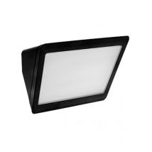 Testa faretto per palo, per lampada a fluorescenza e27 (non inclusa) mareco versus luce frontale, mao 1011101n