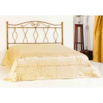 Testata Letto matrimoniale in Ferro Battuto Carolina Colori Ferro: Bronzo - Bronzo
