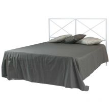 Testata letto matrimoniale in ferro Focus Colori Ferro: Bianco lucido - Bianco lucido