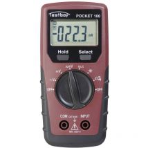 Testboy - tb Pocket 100 Multimètre numérique cat iii 600 v Affichage (nombre de points): 4000