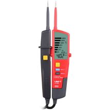 Tester di tensione Uni-t UT18D cat iv 600V - Funzioni: tensione dc, tensione ac, rotazione delle fasi, test rcd, test di continuità