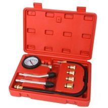 Tester misuratore di pressione compressione pistone e cilindri motore auto con manometro in valigetta