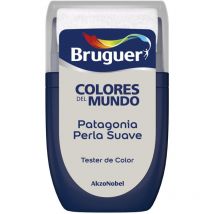 Bruguer Tester Colores del Mundo Pintura para paredes monocapa Patagonia Perla Suave 30 ml
