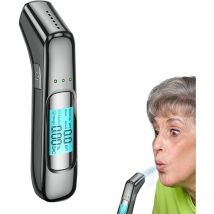 testeur D'alcoolémie Numérique Portable Rechargeable Éthylotest Alcootest Electronique Sans Contact Avec Ecran LCD Numérique Pour Usage Personnel Et