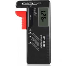 Testeur de batterie numérique, testeur de batterie universel, adapté aux piles aa, aaa, c, d, PP3, 9V, 1.5V