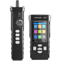 Decdeal - Testeur de câble réseau numérique, détecteur de ligne réseau rechargeable, traceur de fil, testeur de câble réseau avec test de continuité
