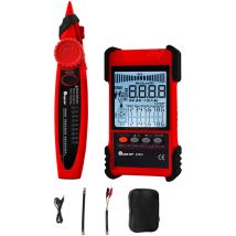Lifcausal - Testeur de câbles portable tooltop ET616 avec écran lcd Recherche analogique numérique Test poe Sensibilité de couplage de câbles