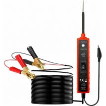 Testeur de circuit électrique automobile EM285 Testeur de système électrique automobile 6-24 V CC, modèle : rouge 2