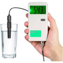Rosvola Testeur de pH Piscine, pH Mètre Électronique Hydroponie ,Résolution 0.01 Haute précision Conductimètre Aquarium,Testeur de ppm EC et pH pour