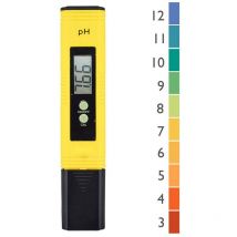 Testeur de Ph Professionnel, 0,00-14,00 Gamme de Mesure pour l'Eau Portable Aquarium Hydroponie Piscine