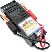 Wiltec - Testeur pour Batteries Accus Piles 6V et 12V avec 2 Pinces mise à la terre Contrôle Mesure Charge