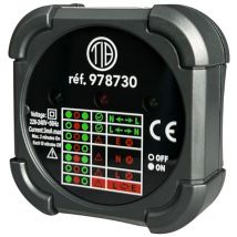 Tibelec - Testeur de Prise Électrique à Voyants Sécurisez vos installations électriques facilement