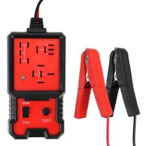 Testeur de relais de voiture,vérificateur de relais électronique 12 V,testeur de batterie de voiture avec clips pour réparation automatique,outil de