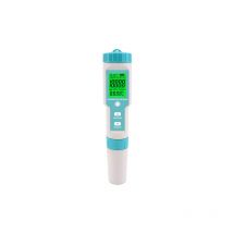 Largeight - Testeur de salinité de piscine Compteur de pH et de salinité d'eau salée Numérique 5 en 1 Testeur de pH et de salinité de piscine