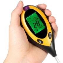 Ahlsen - Testeur de Sol 4 en 1 Soil Tester PH-mètre, lumière du Soleil, température, hygromètre