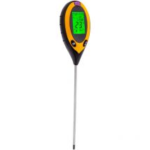Cyslmuk - Testeur de Sol 4 en 1 Soil Tester PH-mètre, lumière du Soleil, température, hygromètre