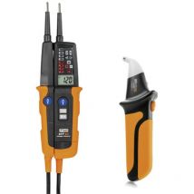 Ht Instruments - Testeur De Tension À 2 Pôles Ht10 Kit Cat Iii 1000 V, Cat Iv 600 V Bargraphe, Led, Optique, Acoustique