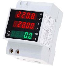 Thsinde - Testeur De Tension De Courant Sur Rail Din, Ac80-300v 100a