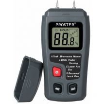 Testeur d'humidité du bois à 2 broches Détecteur d'humidité numérique avec écran lcd hd Hygromètre à bois Plage de 0 à 99,9 % Précision de 0,5 %
