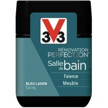 Testeur Peinture Salle de Bain V33 Rénovation Perfection Bleu lagon 0,075 l