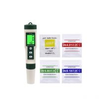 Testeur ph Electronique, Testeur Eau Piscine 10 en 1 avec Rétro-éclairage,PH/TDS/S.G/EC/ORP/H2/Salinité/Température/Fertilité de la solution