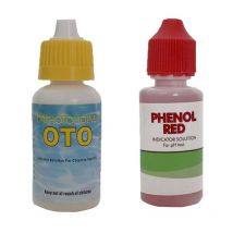 Meranus - Kit de test liquide 2x chlore & 2x pH 20 ml Appareil de mesure Analyse eau piscine