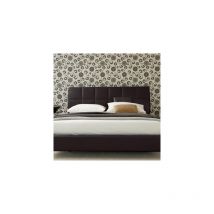 Testiera letto Nizza 1 Modulo 90x90 - Leaf Green testiera con rivestimento in ecopelle verticale per letto singolo e matrimoniale modulare
