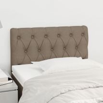Bonnevie - Testiera Moderna Testiera per Letto Tortora 80x7x78/88 cm in Tessuto Maison Chic 35952