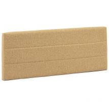 Testiera rivestita in tela Miconos 150x60 cm color Mostarda, Imbottita con Spuma, rifinita con effetto capitonné, 8 cm di spessore, Kit Montaggio