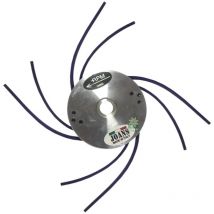 Testina disco decespugliatore Joans pratica in alluminio non rompe filo foro 16