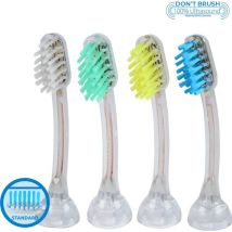 Testine Per Spazzolino Da Denti Elettrico Emmident E4 4 Pz. Trasparente