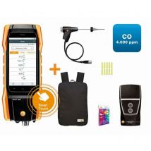 300 inicial con impresora + conector bluetooth + mochila, O2, co hasta 4000 ppm 0564 3002 96 - Testo