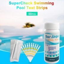 Pesce - Testpapier-Werkzeugset, Schwimmbadtest, Wasserqualitätstest, Schwimmbad-Teststreifen, Chlor, PH-Wasserqualitätstestpapier