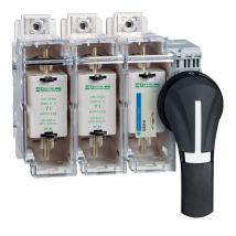 TeSys gs - poignée frontale rotative - 100A à 400A - IP65 - noire - GS2AH530