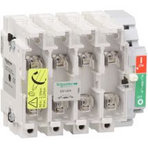 Schneider - TeSys GS1 bloc de base interrupteur-sectionneur fusible 4P 4F nfc 100A GS1JD4