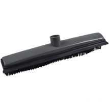 Douceur D'intérieur - Tete de balai poils tpr avec raclette 31 cm gris