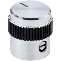 Tête de bouton rotatif Mentor 5615.6614 aluminium (ø x h) 15 mm x 15 mm 1 pc(s) Q62628