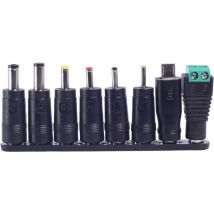 Tête de conversion DC 8 - bit Sleeve Notebook adaptateur connecteur 5.5 2.1 multifonction tête de conversion d'alimentation