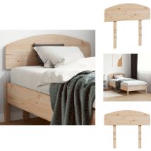 Tête de lit 100 cm bois massif de pin - Tête De Lit - Tête De Lit Bois - Tête De Lit Design - Tête De Lit Simple - Literie
