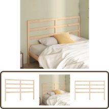 Tête de lit 126x4x100 cm Bois massif de pin - Tête De Lit - Meuble De Chambre - Bois Massif - Tête De Lit En Bois - Décoration Chambre