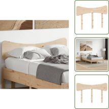 Tête de lit 135 cm bois massif de pin - Tête De Lit - Literie - Meuble De Chambre - Bois Massif - Tête De Lit En Bois