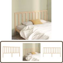 Tête de lit 206x4x100 cm Bois massif de pin - Tête De Lit - Meuble De Chambre - Bois Massif - Tête De Lit En Bois - Décoration Chambre