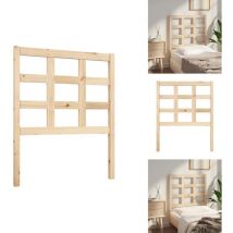 Tête de lit 80,5x4x100 cm Bois massif de pin - Tête De Lit Bois - Tête De Lit Design - Tête De Lit Moderne - Tête De Lit Rustique - Tête De Lit Pin