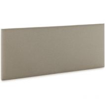 Vs Venta-stock - Tête de lit Aura tapissée en tissu Beige 150x60 cm