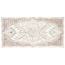 Tête De Lit Bois Blanc 166x3x81cm - Décoration d'Autrefois