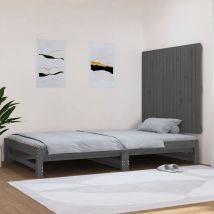 Jinlefu - Furniture Limited - Tête de lit murale Gris 108x3x90 cm Bois