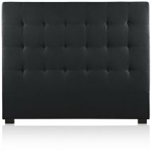 Intensedeco - Tête de lit capitonnée Premium Tissu 140cm Noir