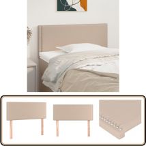 Tête de lit Cappuccino 100x5x78/88 cm Similicuir - Tête De Lit - Tête De Lit Capitonnée - Tête De Lit Moderne - Tête De Lit Élégante - Tête De Lit